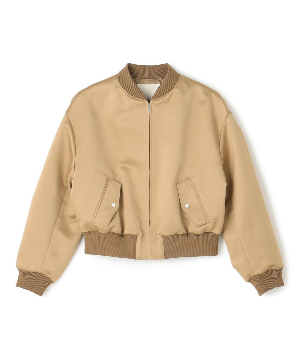 uncrave ラスターサテン ブルゾン（uncrave WHITE） 