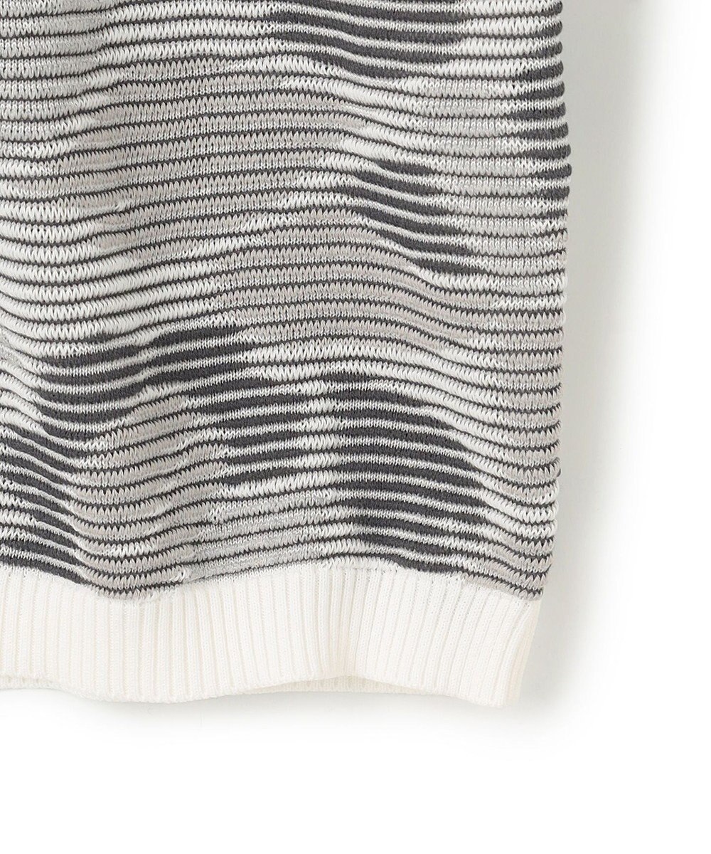 JOSEPH HOMME メキシカンブラインドジャガード　クルーネック半袖ニット 