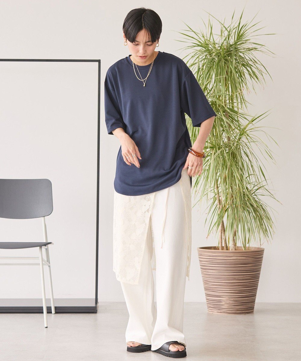 AMERICAN HOLIC ジョーゼットラウンドヘムトップス 