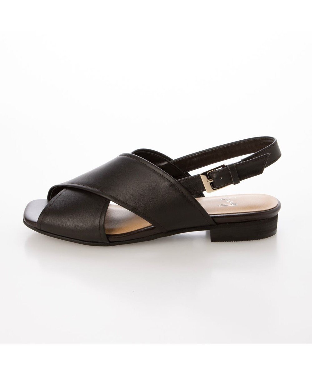 ing <ing>クロスベルトストラップサンダル 