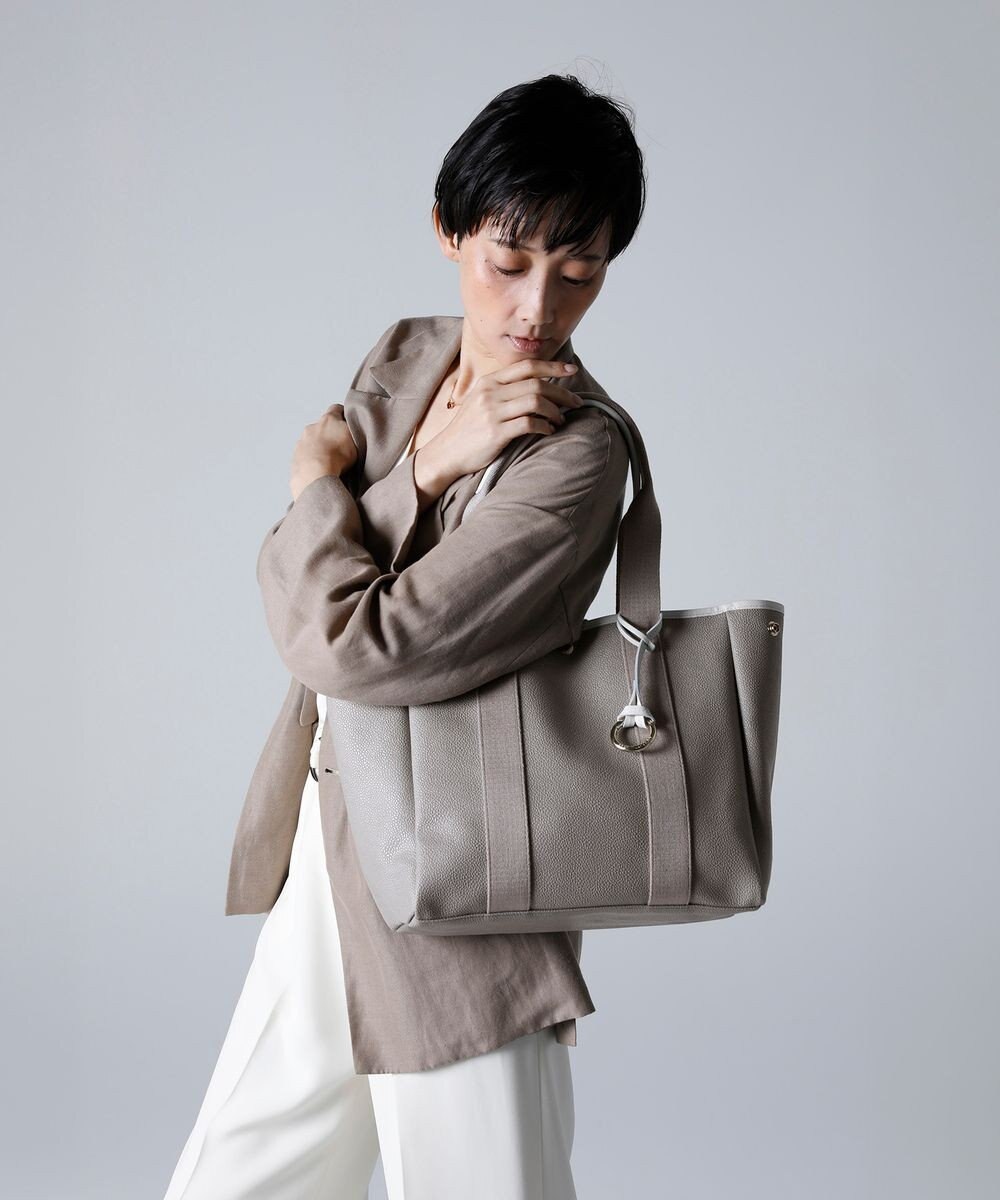 TOPKAPI 【Breath TOPKAPI】SCOTCH GRAIN スコッチグレイン ロングハンドル 2way トートバッグ チャーム付き　A4 