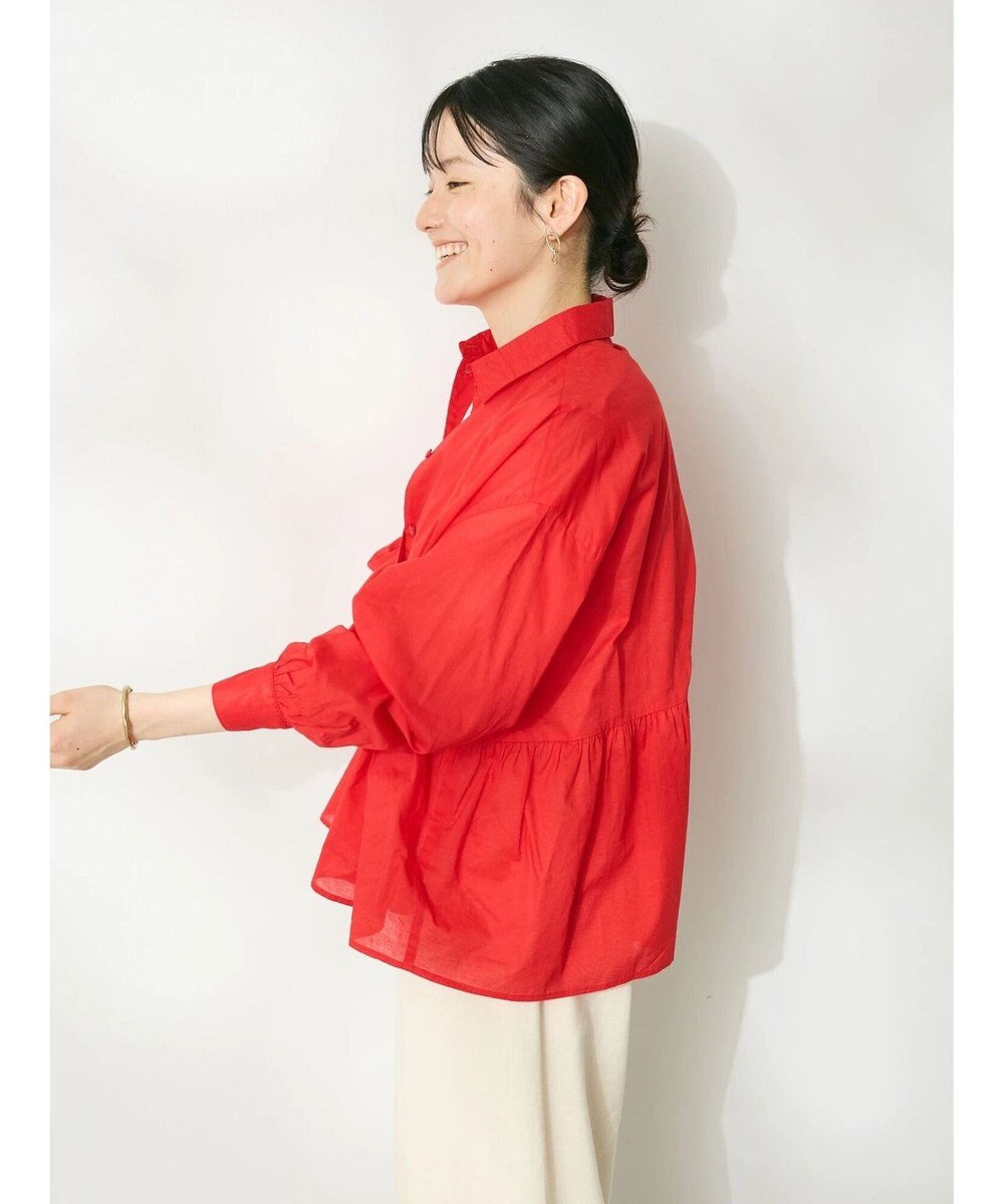 CRAFT STANDARD BOUTIQUE ペプラムブラウス（長袖） 