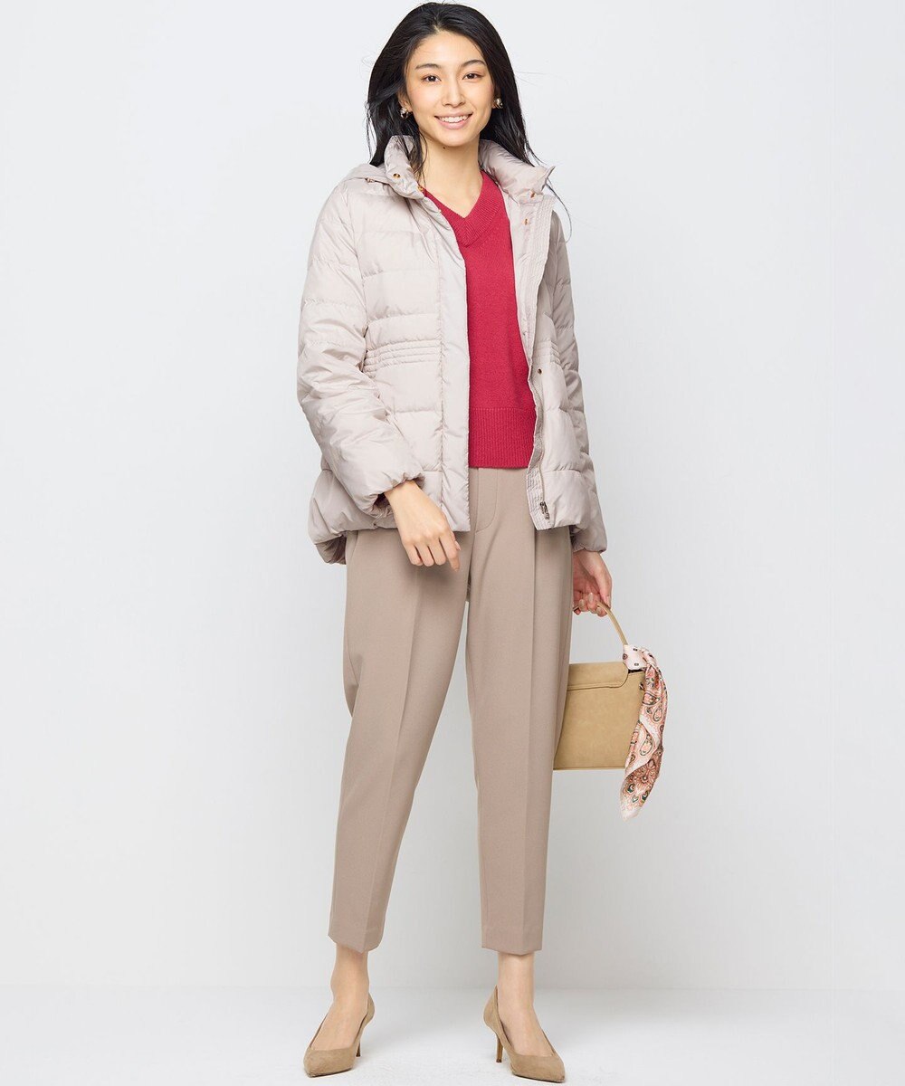 組曲 S ライトタフタショートダウンコート 