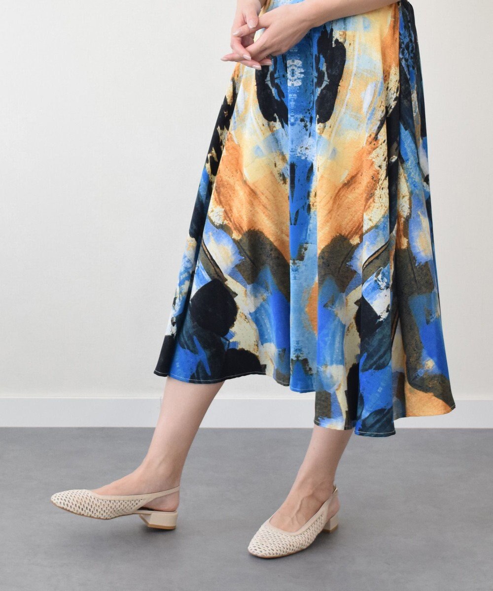 INTER-CHAUSSURES 【ANGEL ALARCON】ラウンドトウメッシュバックバンド 