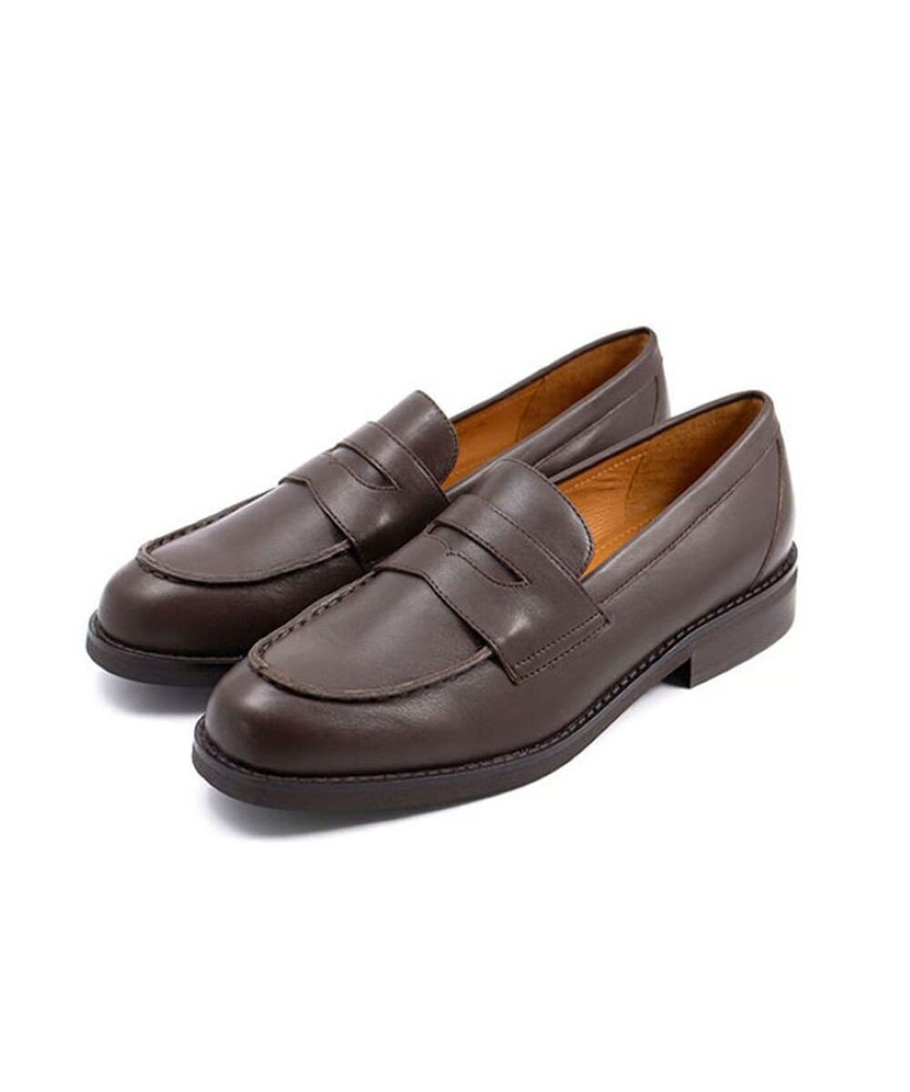 APOM イタリアンレザー ペニーローファー 30 