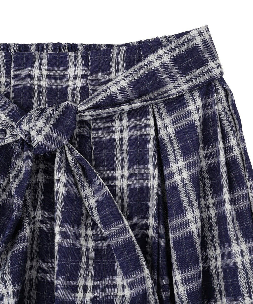 earth music&ecology イレヘムチェックシャツライクスカート 