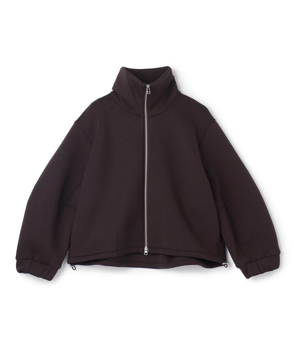 UNFILO L 【野呂佳代さん着用】BEAUTY FORM JERSEY+ ZIPブルゾン 