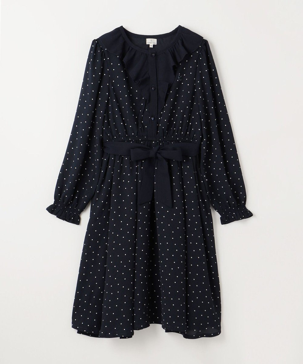 組曲 KIDS 【150-160cm】キャサリンドット ワンピース 
