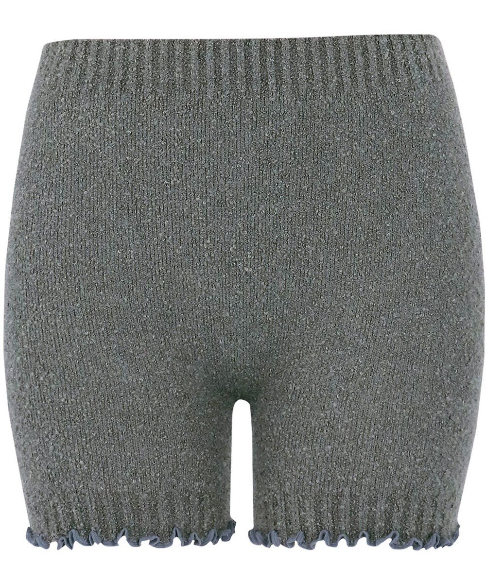 Wing あったかオーバーパンツ マシュマロ糸を使用 ここちよいフィット感 軽いはきごこち 1分丈 毛パン 秋 冬 ER0615 ウイング／ワコール 