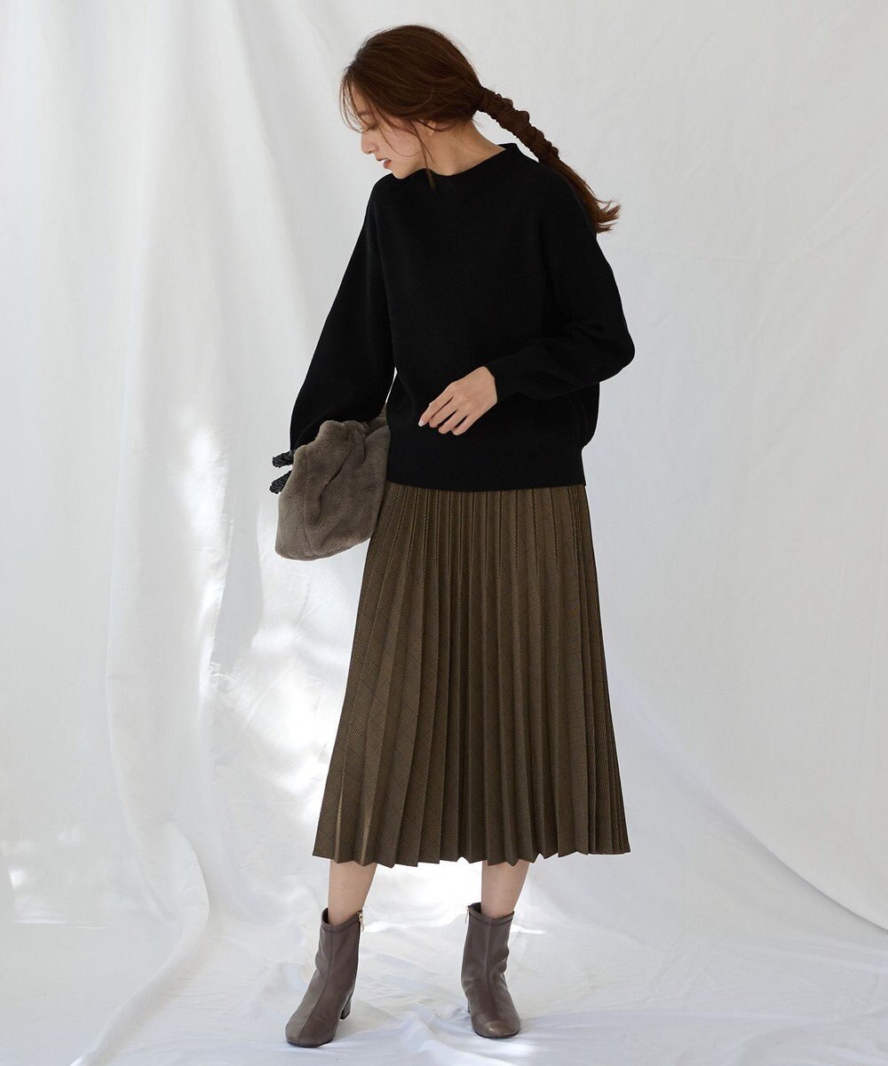 ANY ギャザーハンドルファートートバッグ 