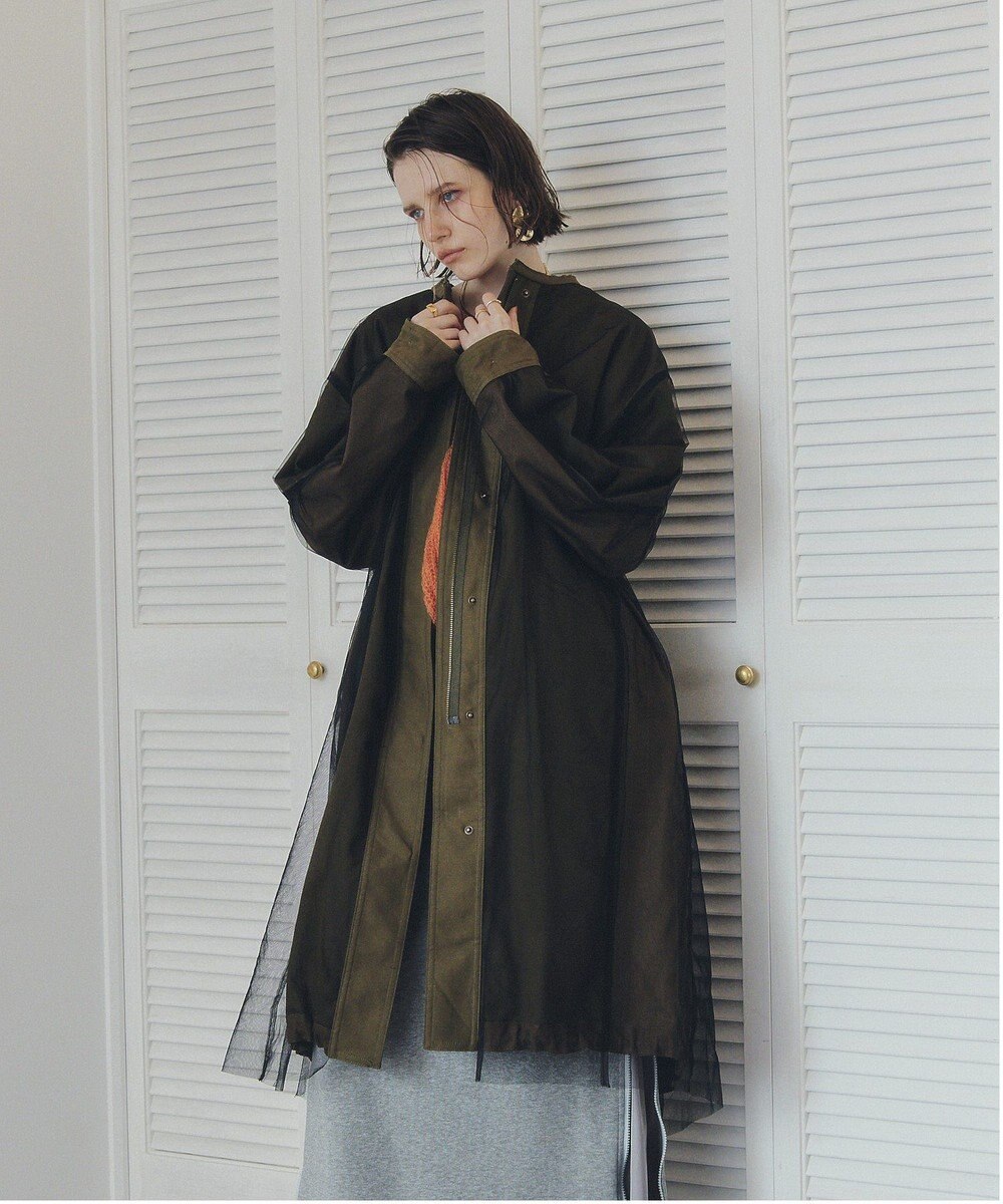 YECCA VECCA 【リバーシブル】2wayミリタリーコート 