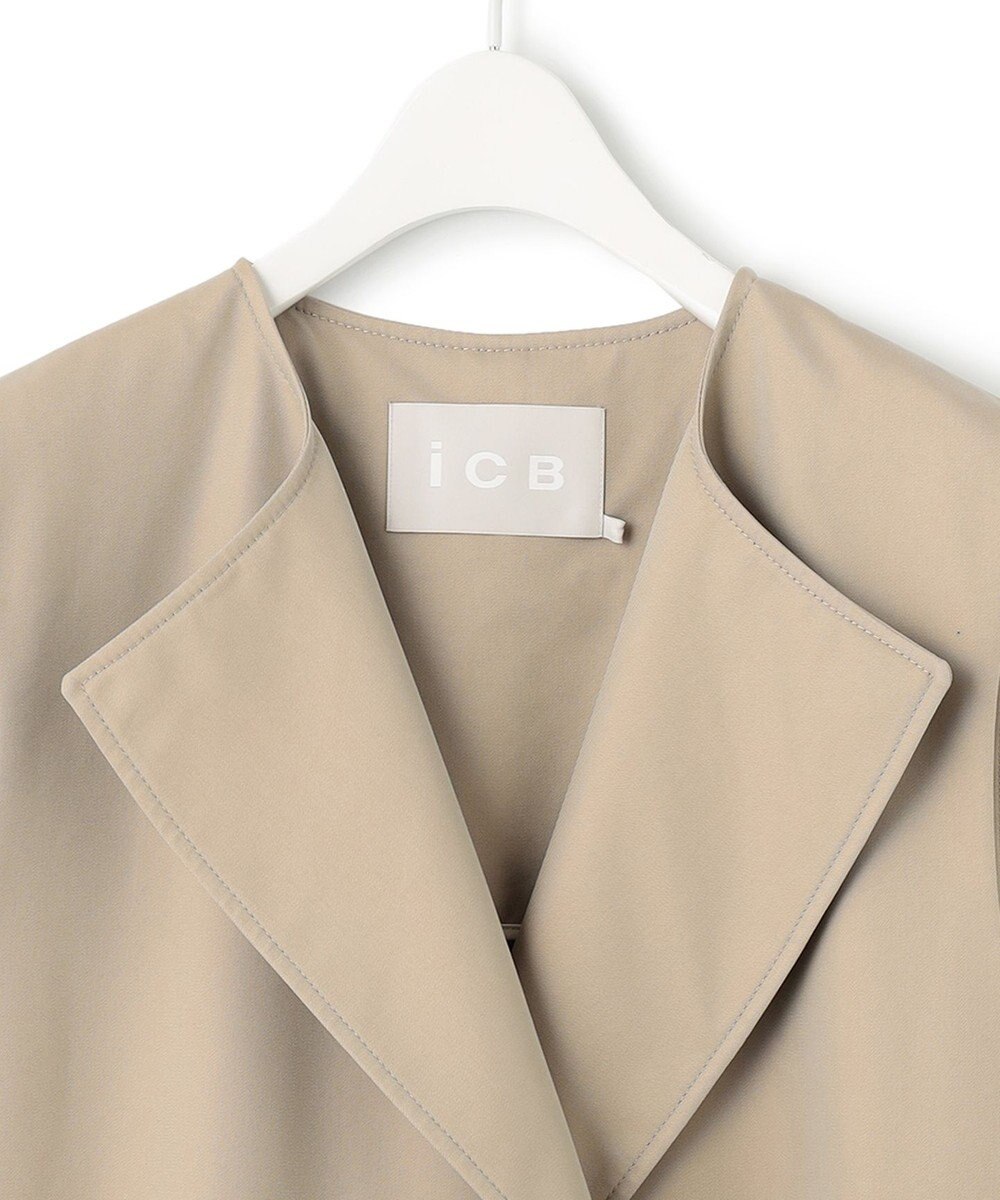 ICB L T/Cシャンブレーツイル 3WAYコート 