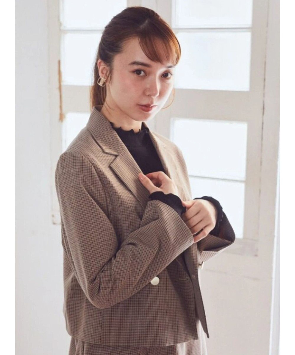 earth music&ecology ショートテーラードジャケット 