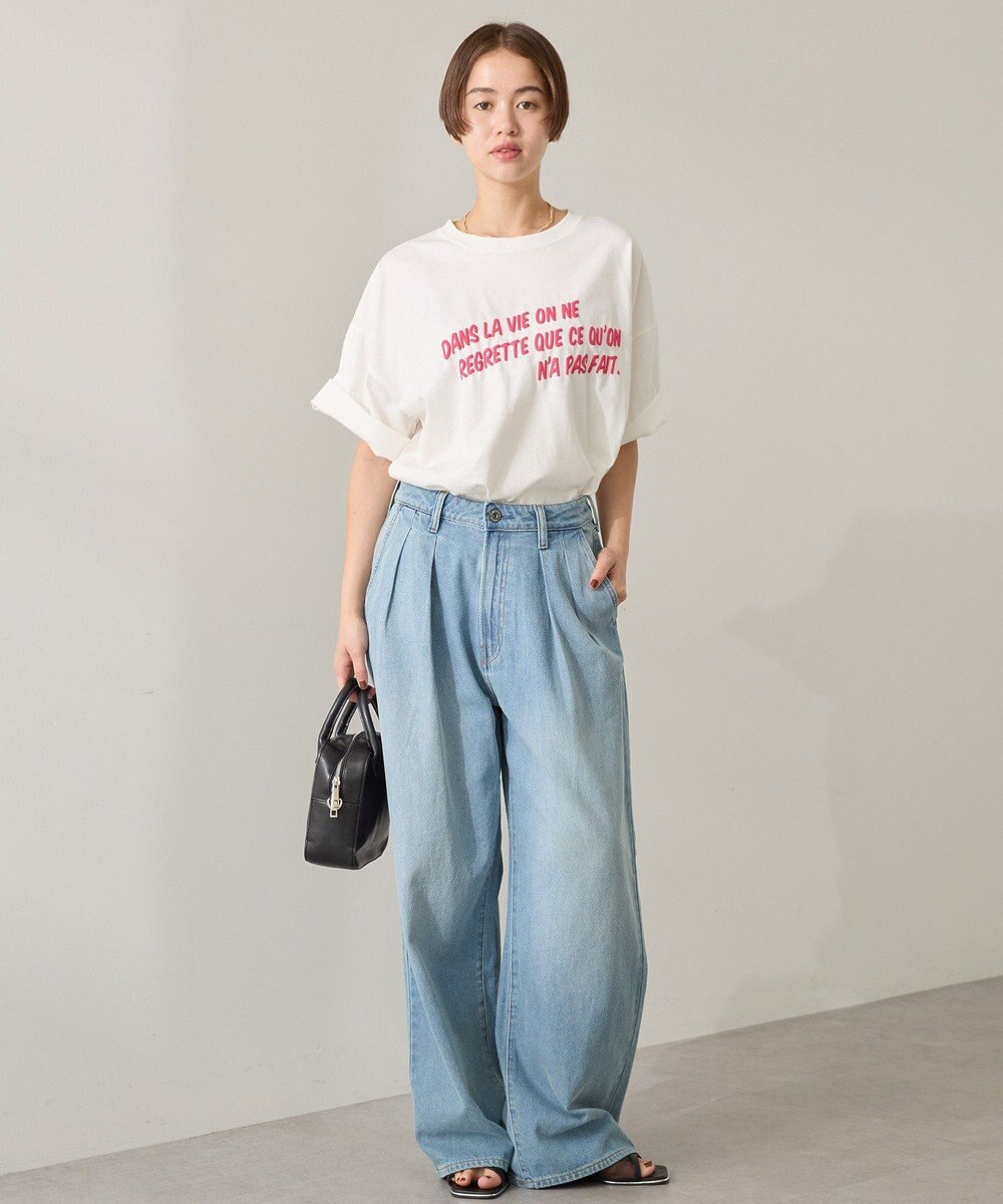 AMERICAN HOLIC 発泡プリントTシャツ 