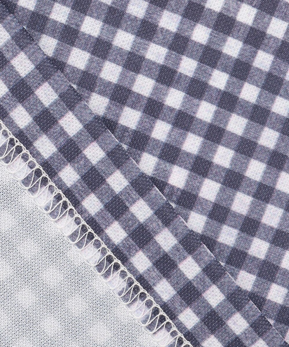 23区GOLF 【WOMEN】【接触冷感・UVケア・吸水速乾】ギンガムチェック柄 ポロシャツ 