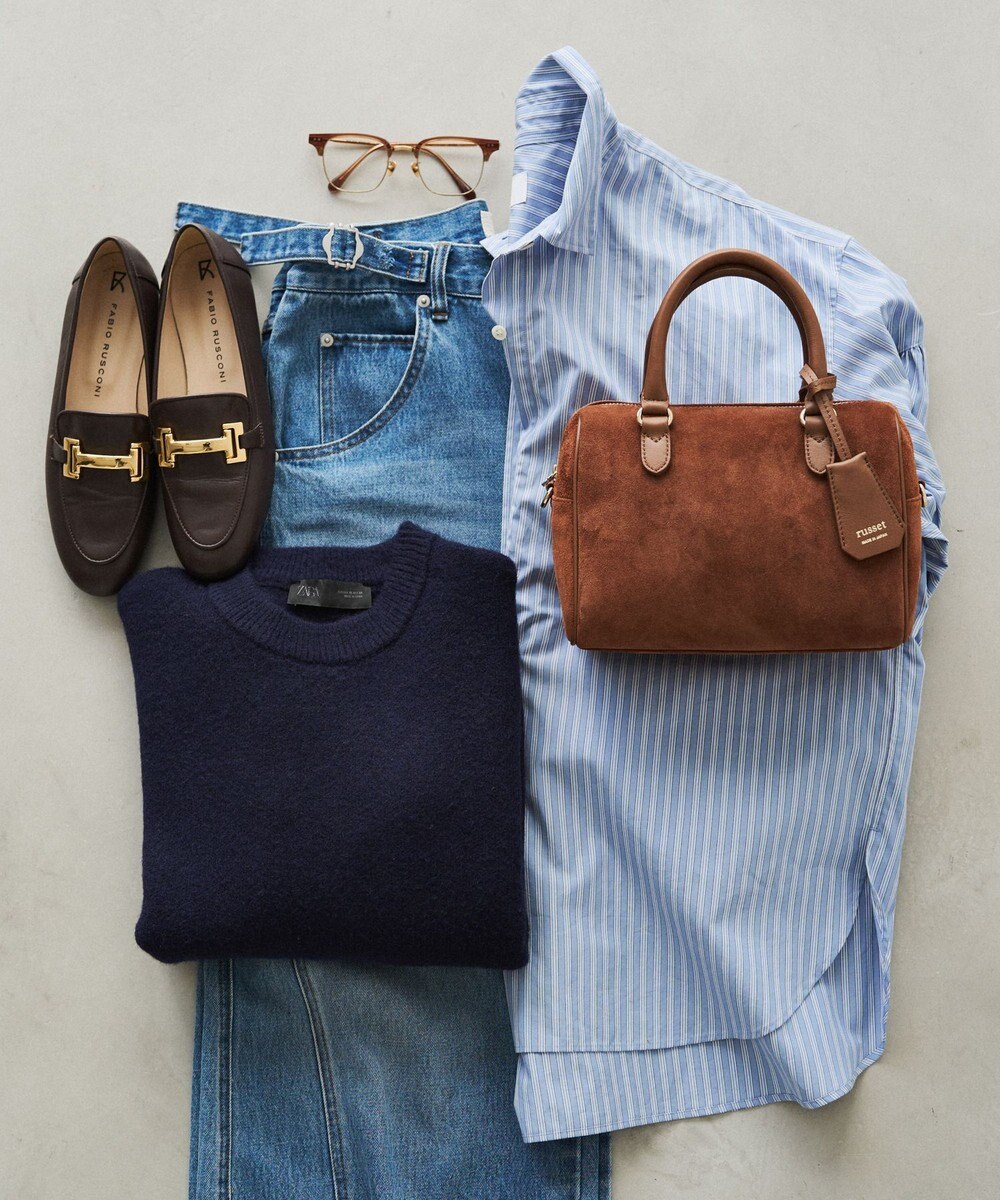 russet  スエード2WAYミニボストンバッグ(CE-1570-WEB) 