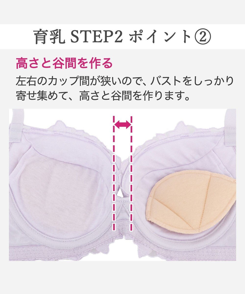 BRADELIS New York 【BRADELIS New York/ 育乳補整ブラ・STEP2 寄せる】ベルステップ2ブラ26S2 