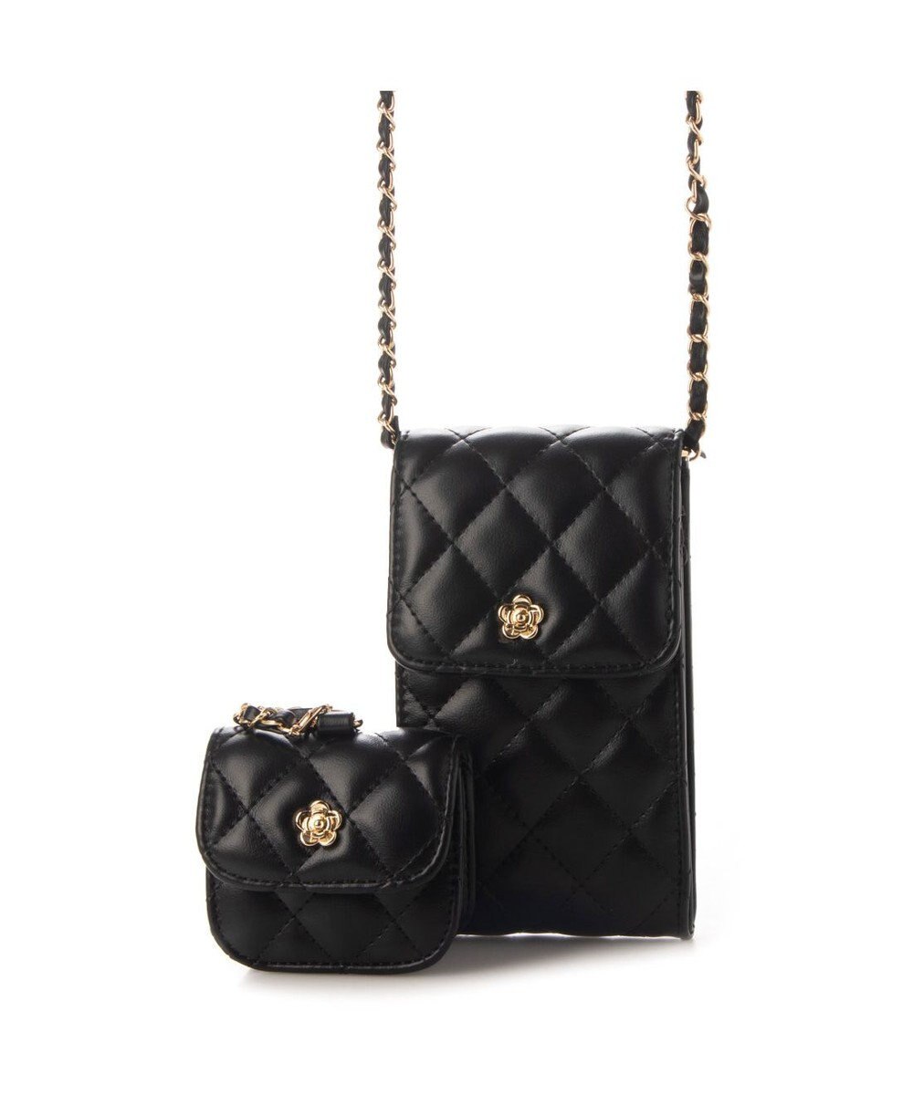 LA BAGAGERIE 【MONICA】キルティングマルチミニショルダー 