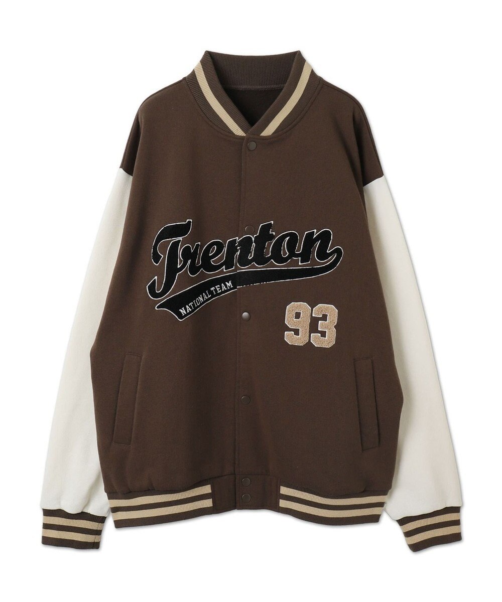 WEGO 【ユニセックス着用ITEM/MLサイズ展開】サガラワッペンスウェットスタジャン 