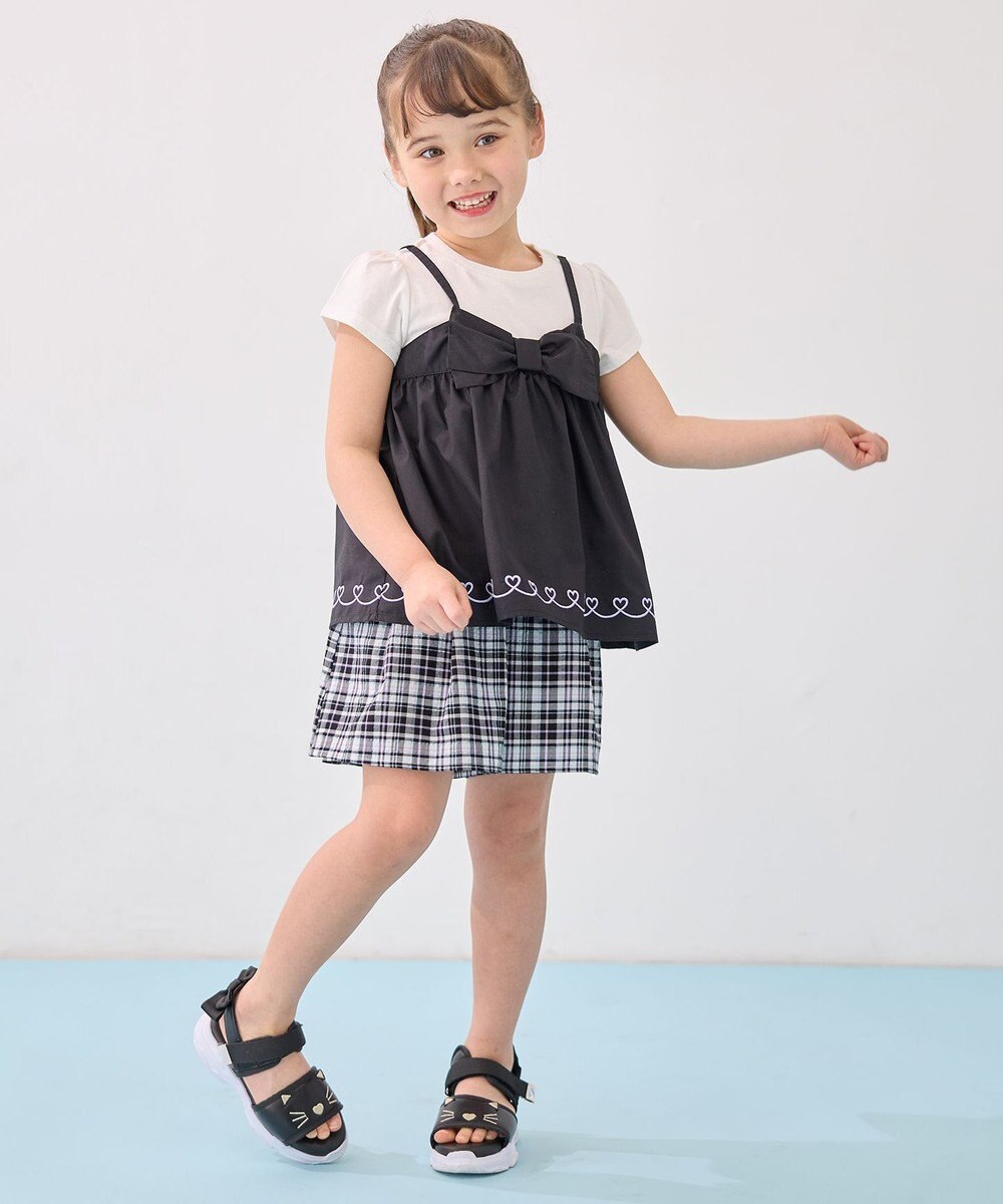 ANY KIDS キャミソール ドッキングTシャツ 