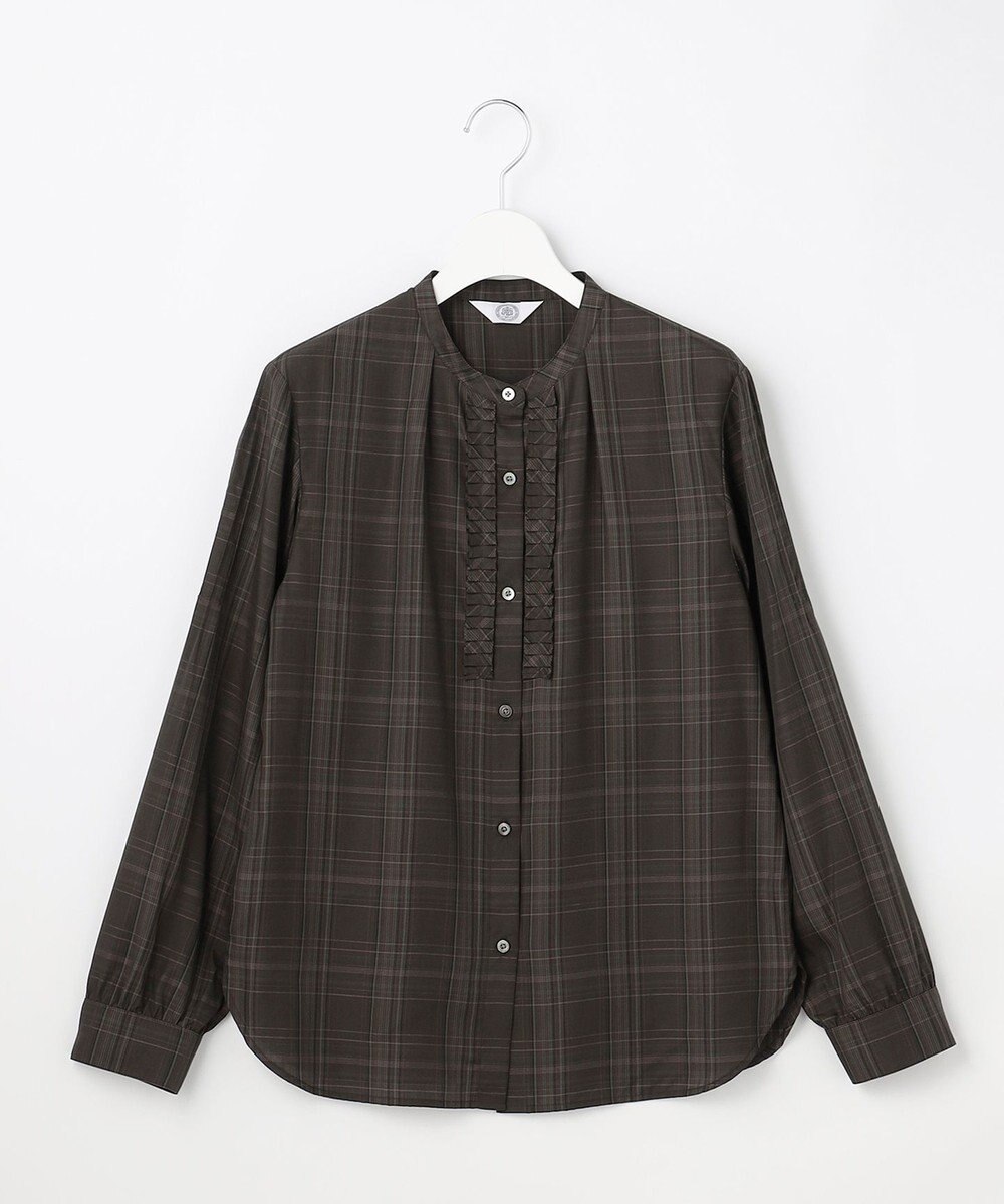 J.PRESS LADIES S 【WEB限定カラーあり】セルローストラディショナルチェック シャツブラウス 