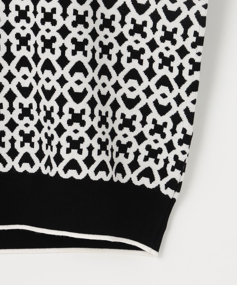 23区GOLF 【WOMEN】モノグラムジャガードセーター 