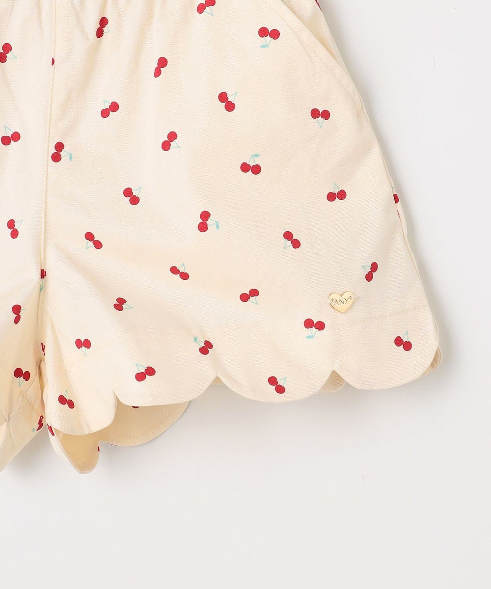 ANY KIDS 【洗濯機可能】スカラップショートパンツ 