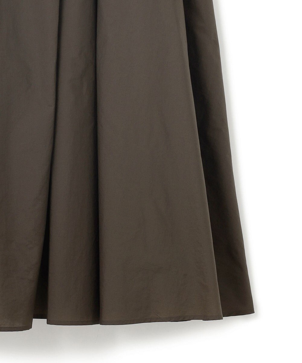 23区 L 【洗える】ナイロンコットンポプリン タック スカート 