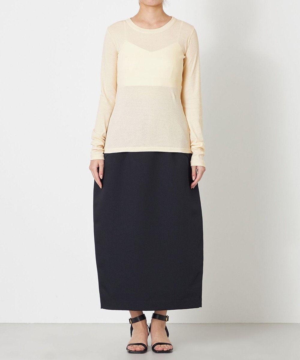 NAVE 【Nave・洗える】ガーゼフライス ロングスリーブ 