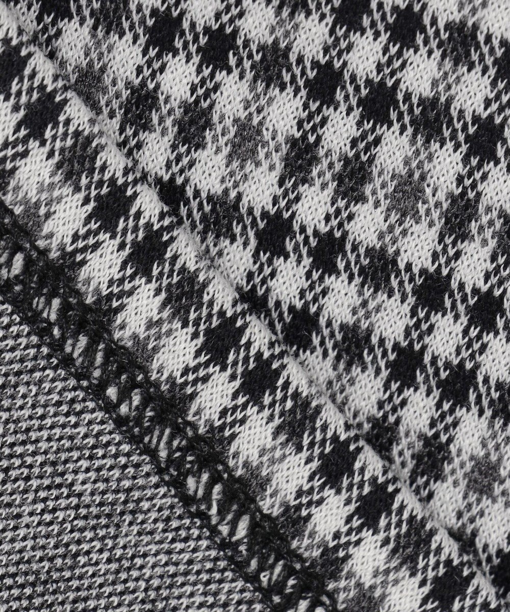 組曲 KIDS 【110-140㎝】チェックジャガード トレーナー 