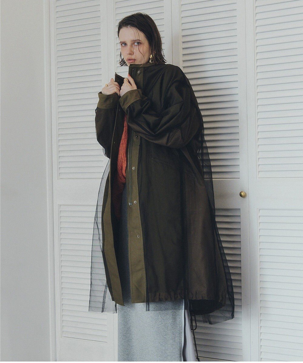 YECCA VECCA 【リバーシブル】2wayミリタリーコート 