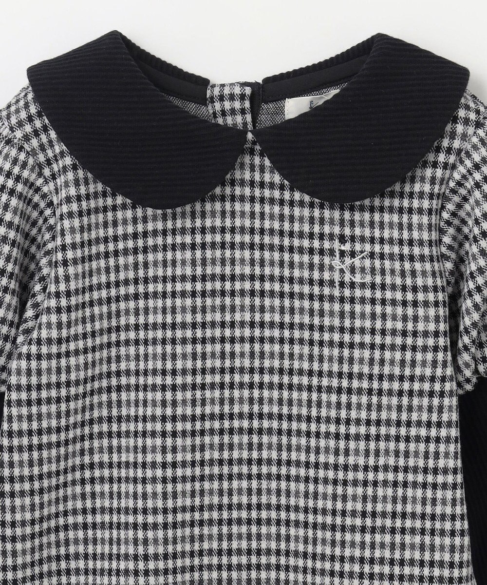 組曲 KIDS 【110-140㎝】チェックジャガード トレーナー 