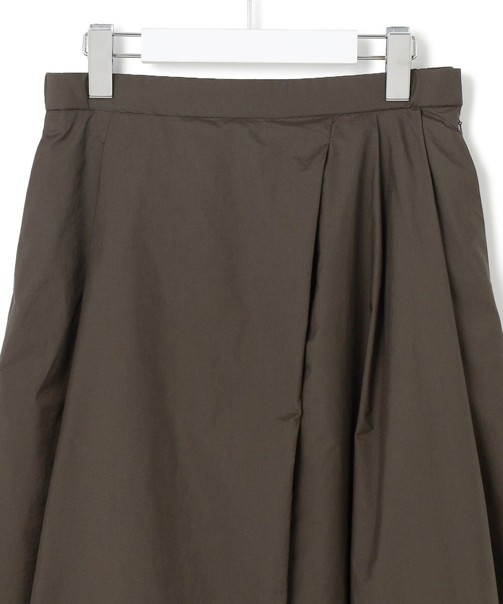 23区 L 【洗える】ナイロンコットンポプリン タック スカート 