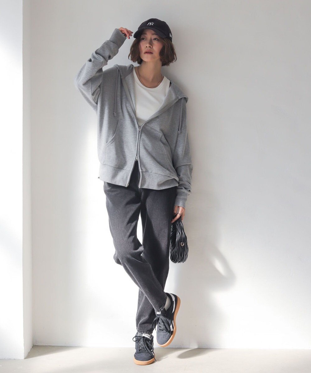 WEGO 【ユニセックス着用ITEM/MLサイズ展開】コンパクトフィットダブルZIPパーカー 