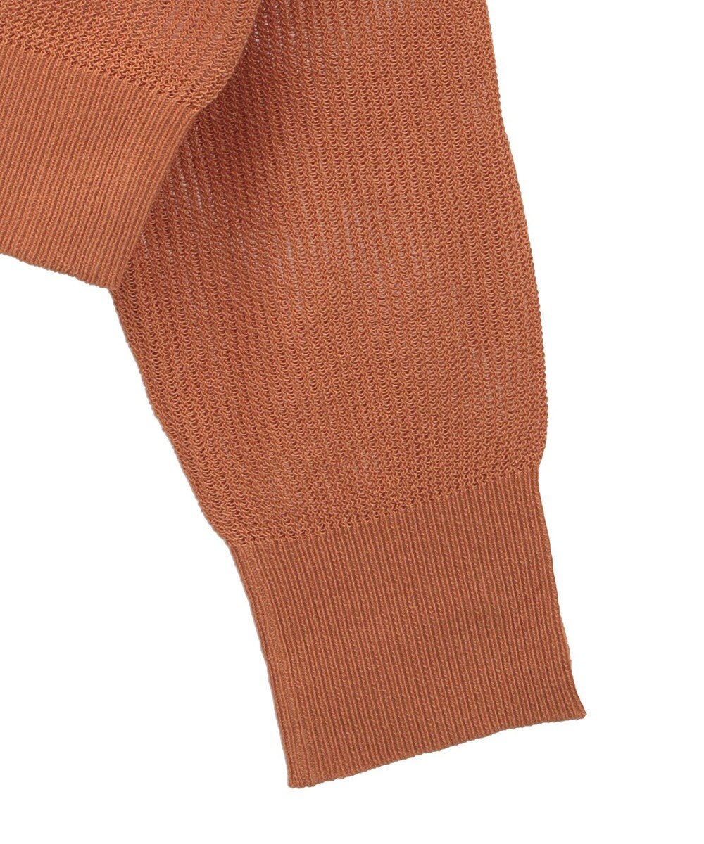 Green Parks 衿つきメッシュニットプルオーバー 