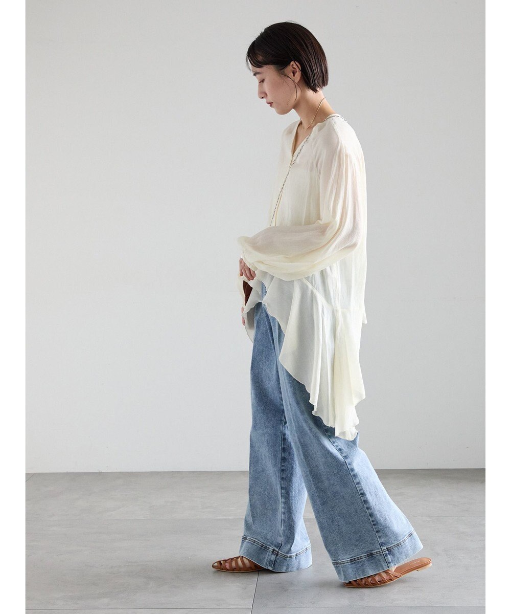 Te chichi イレギュラーヘムチュニックブラウス 