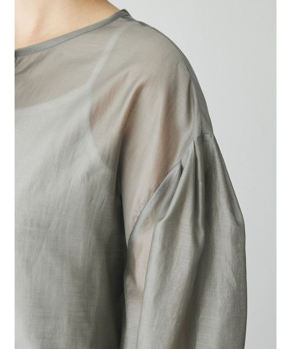 Green Parks AnriettMusee シアーボリュームスリーブブラウス 