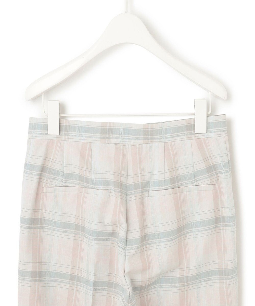 ICB 【洗える】TRドビーチェック ストレートパンツ 