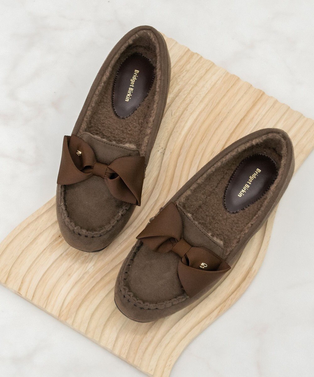Bridget Birkin 【Bridget Birkin】グログランリボンモカシンシューズ 