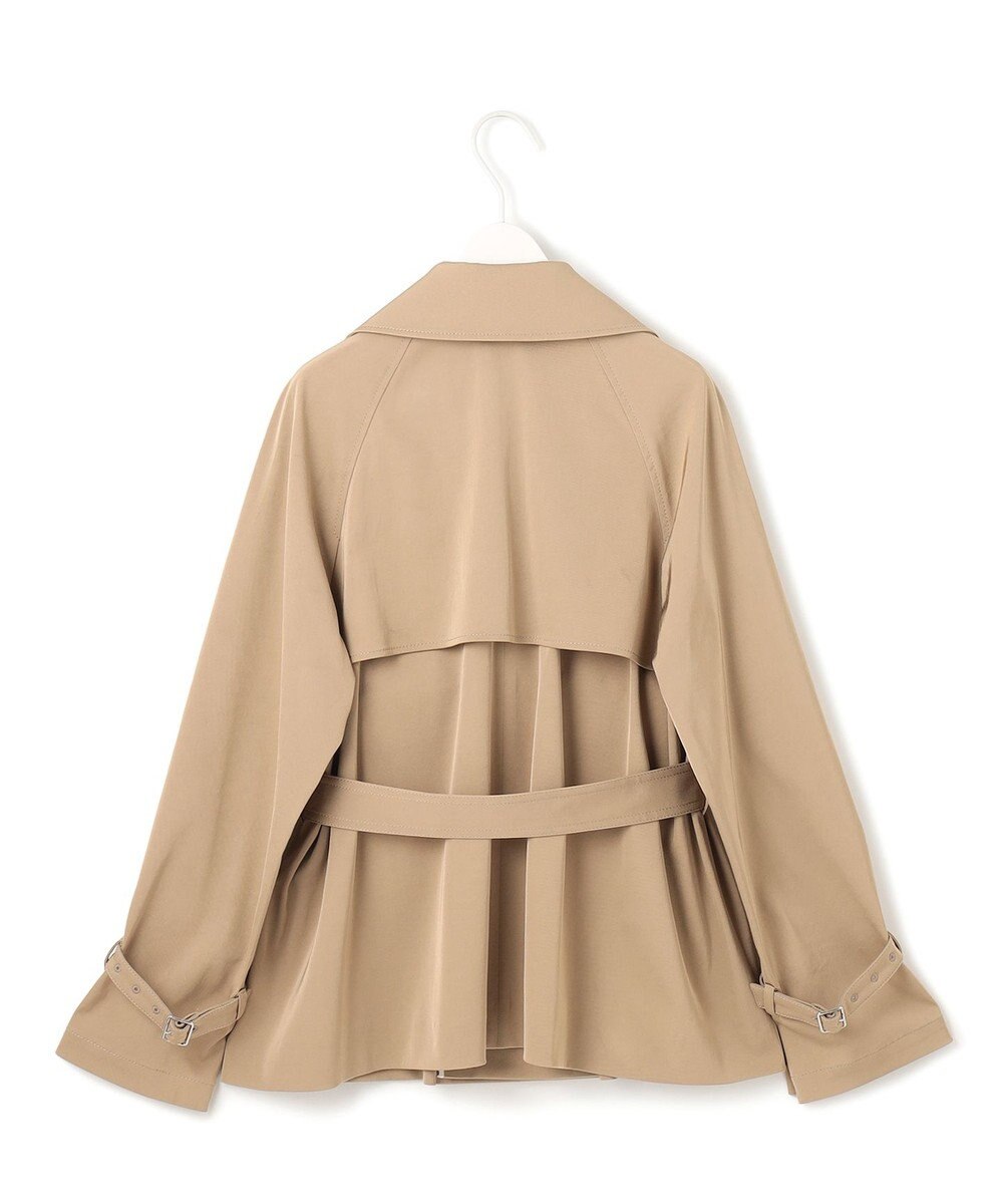 ICB トリアセコットンギャバジン ショートトレンチコート 