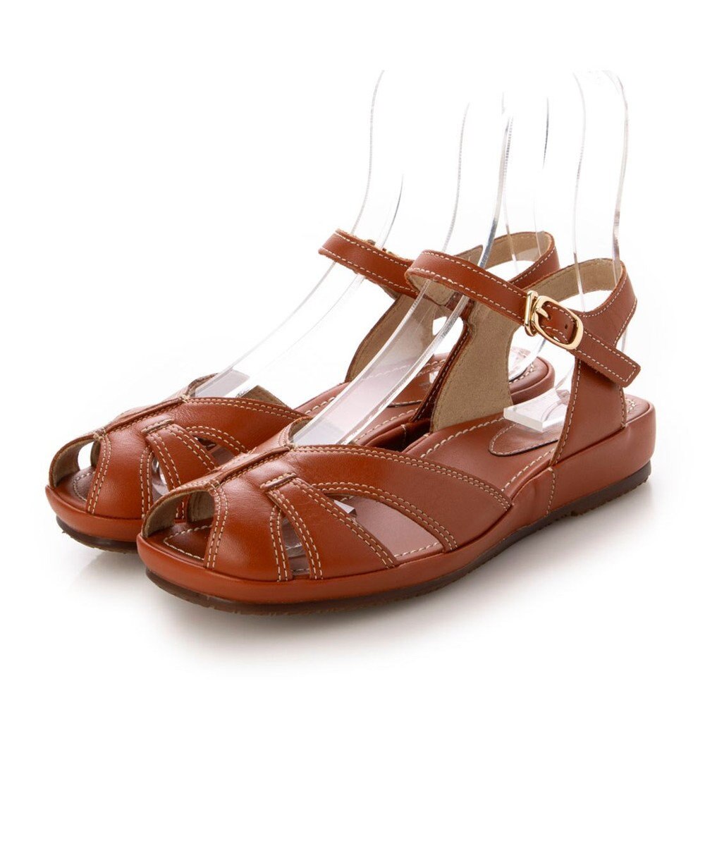 ing <ing>【サスティナブル】アンクルストラップサンダル 