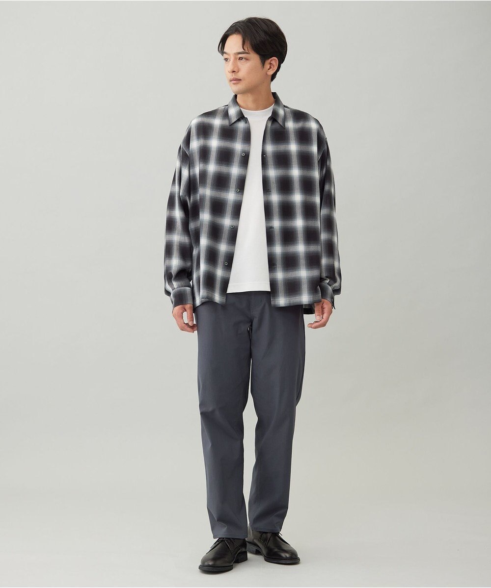 UNFILO MENS COTTON TOUCH 機能美パンツ ストレート 