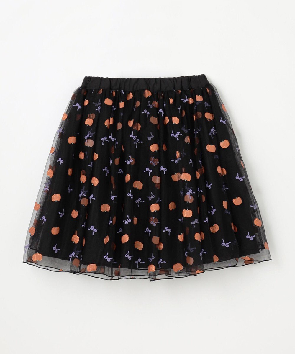 ANY KIDS ラメチュールフレアスカート 