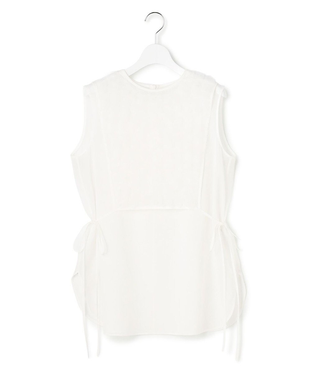 23区 【GOLD LABEL】コットンオーガンジー ジレコンビ ブラウス 