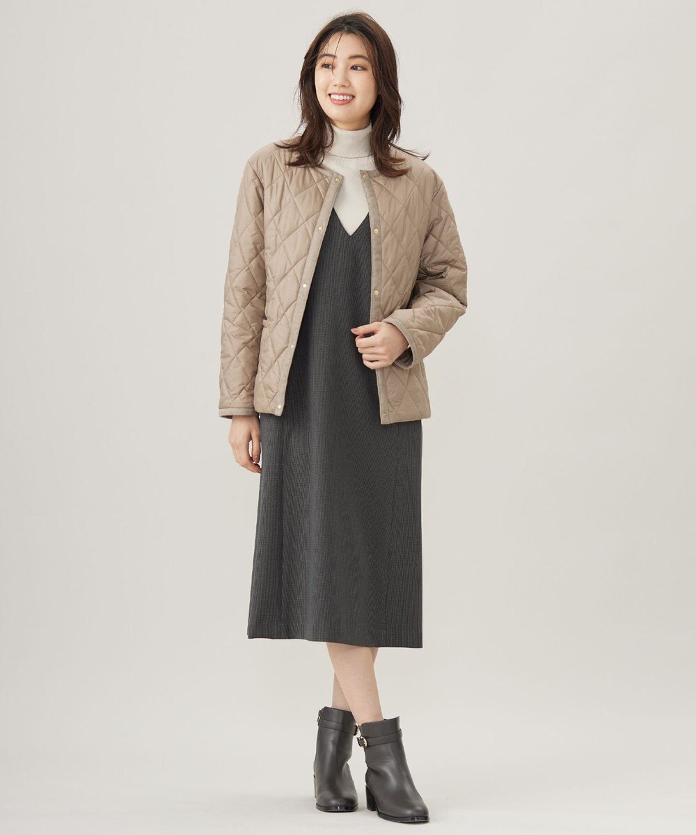 J.PRESS LADIES 【洗える】LANATEC ガンクラブ ジャンパースカート 