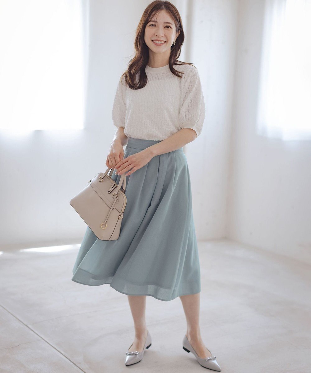 組曲 S レーシージャージーニットライク カットソー 