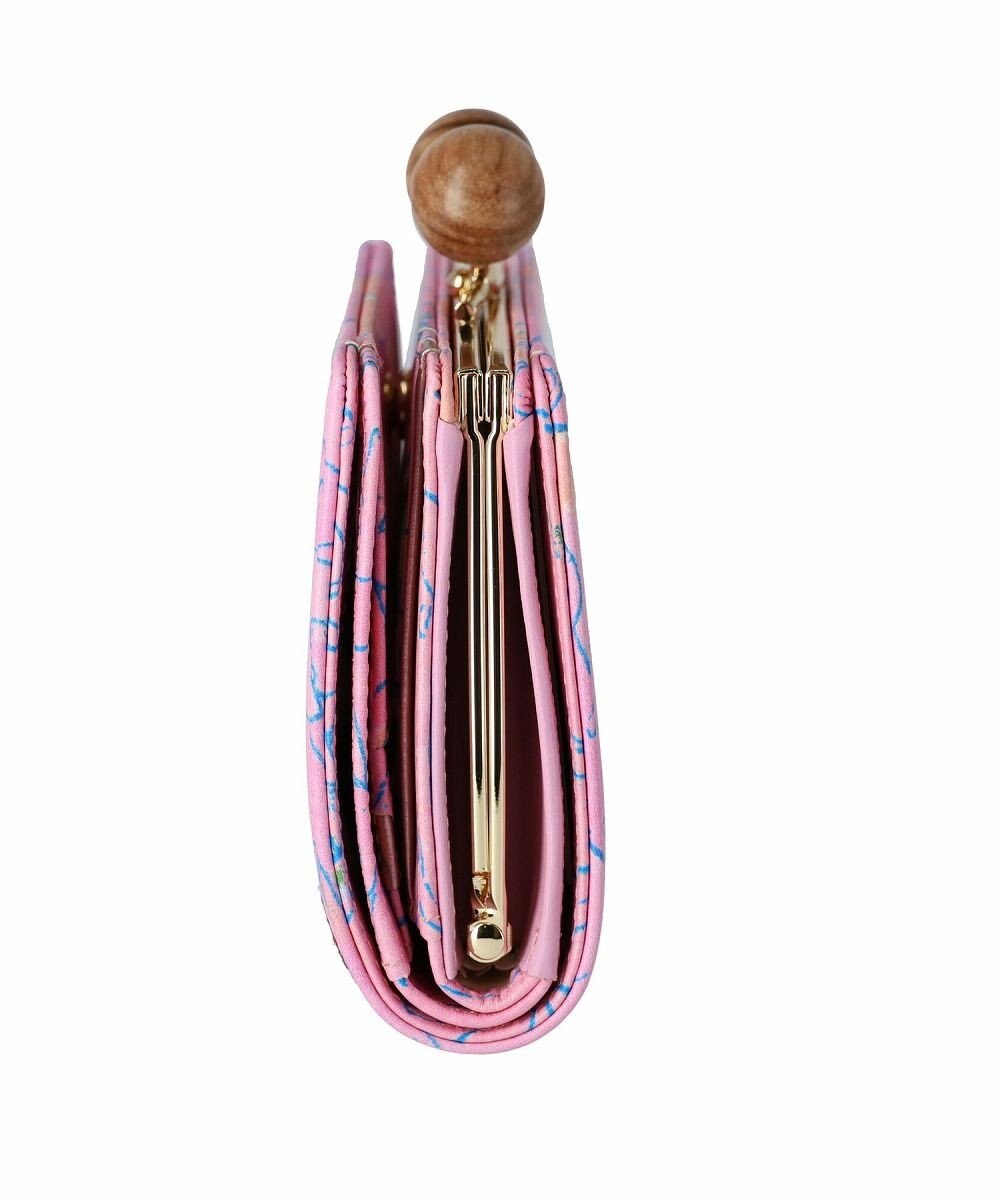 tsumori chisato CARRY 葉っぱ がま口 2つ折り財布 