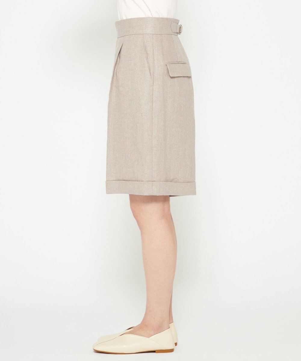 uncrave ヘリンボーン リネン ショートパンツ（uncrave WHITE） 