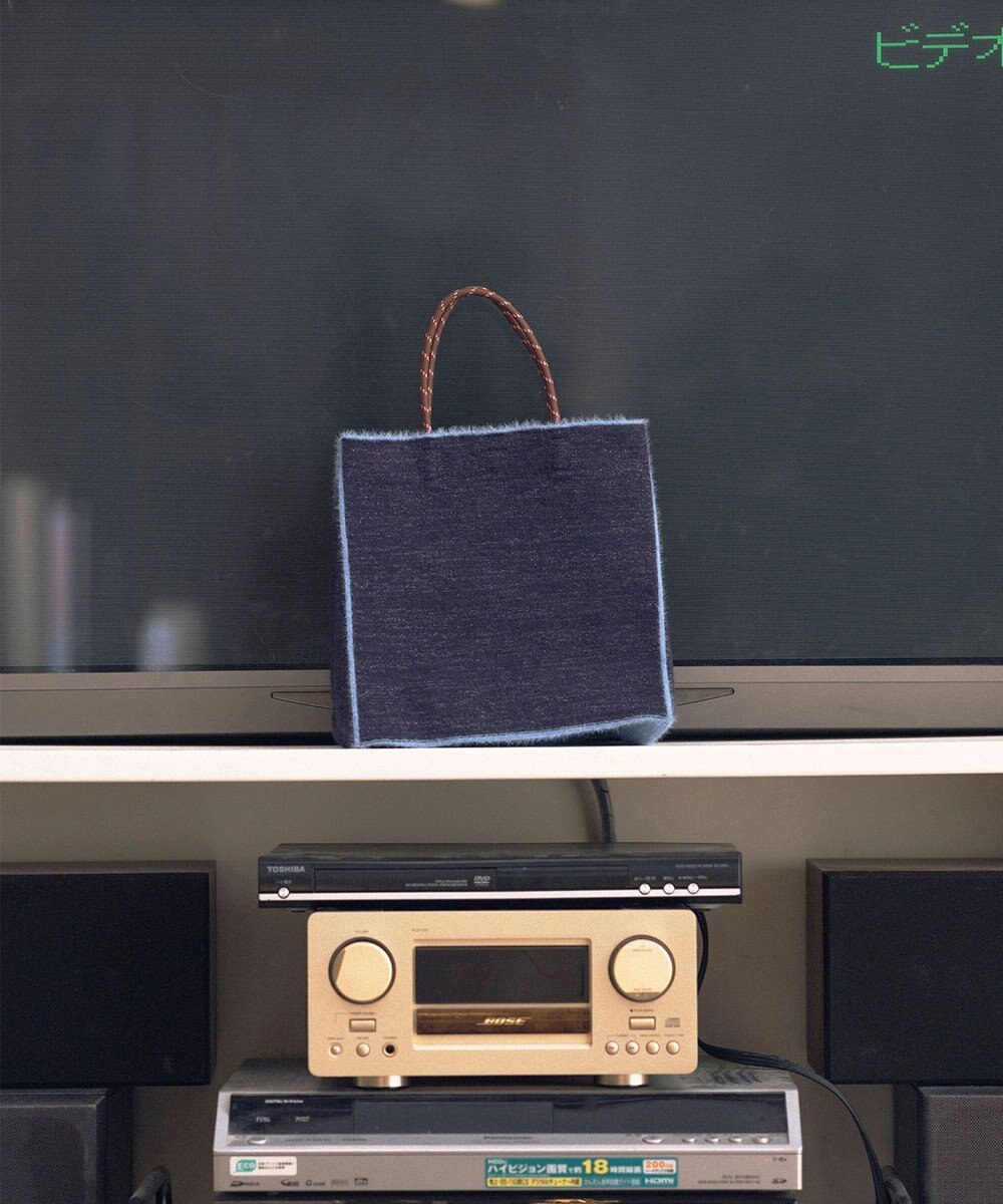 TRICOTE シャギーラメペーパーニットバック 