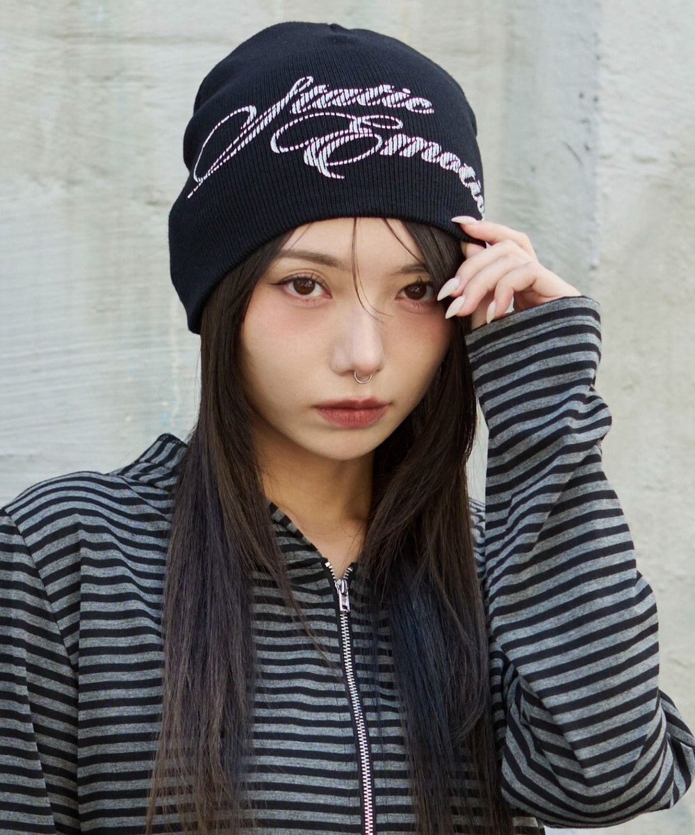 WEGO スプレープリントシングルニットワッチ 